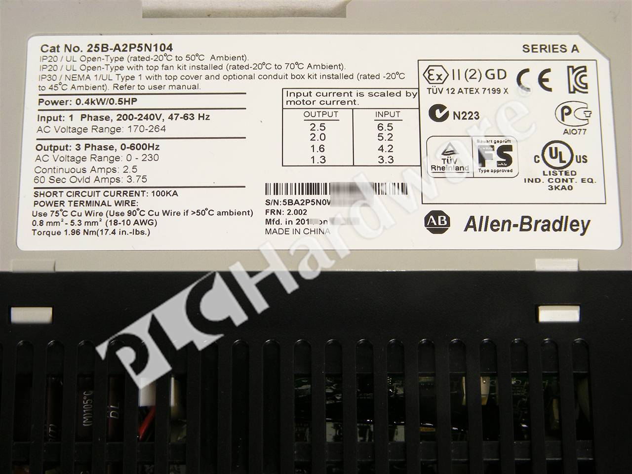 25B-A2P5N104 6