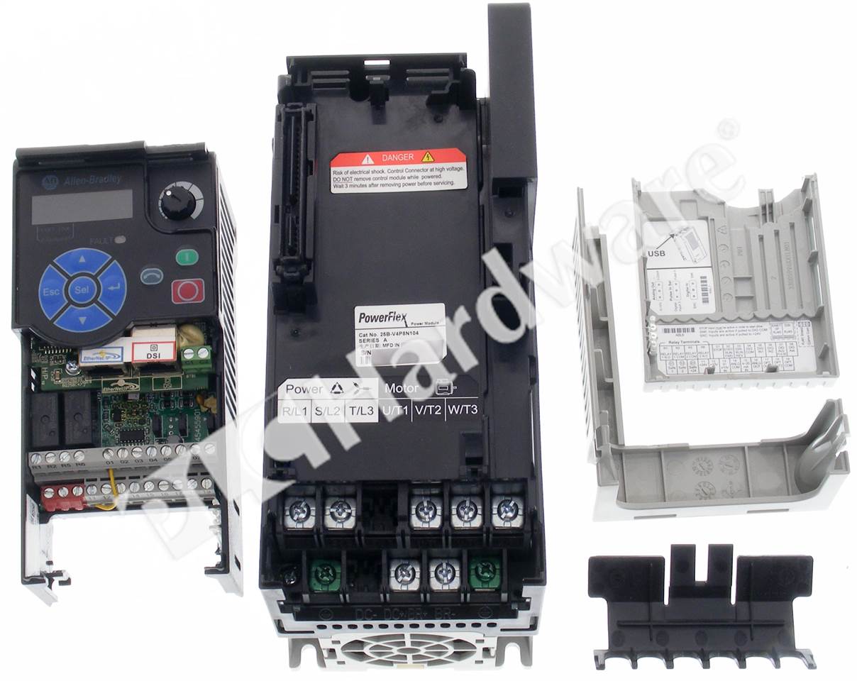 PLC Hardware: Allen-Bradley 25B-V4P8N104 PowerFlex 525 AC Drive
