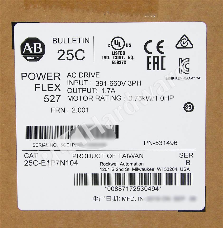 25C-E1P7N104 4