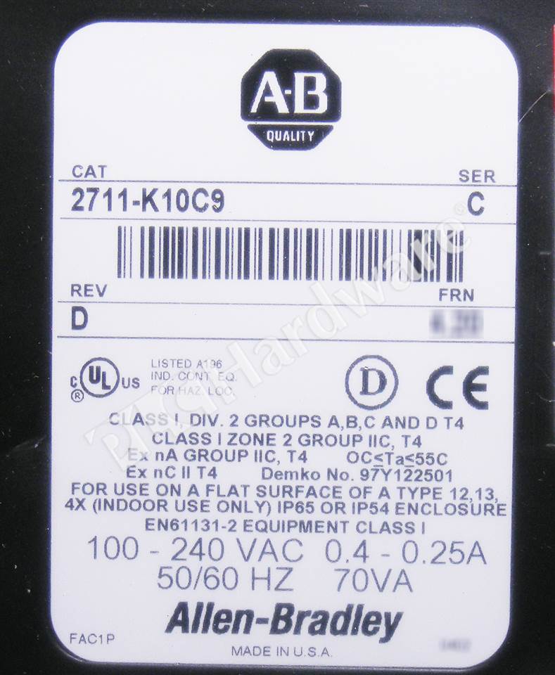 2711-K10C9/C 1