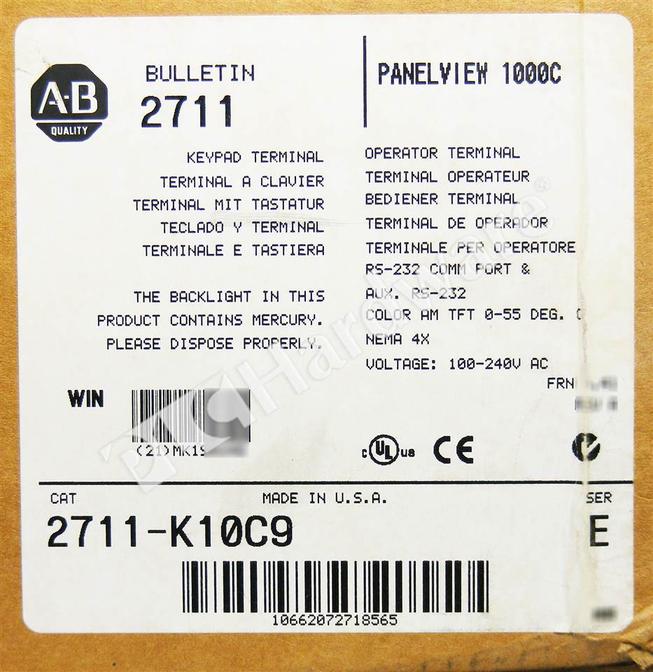 2711-K10C9/E 8