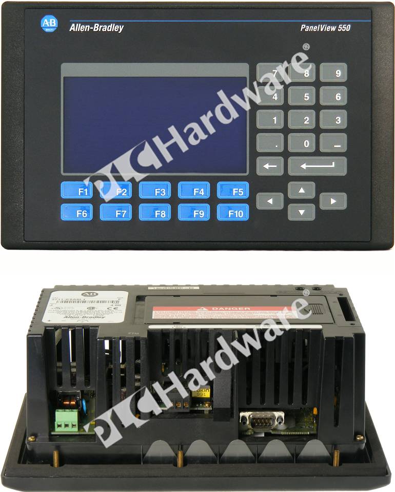 PLC Hardware: Allen-Bradley 2711-K5A8L1 PanelView 550 Monochrome