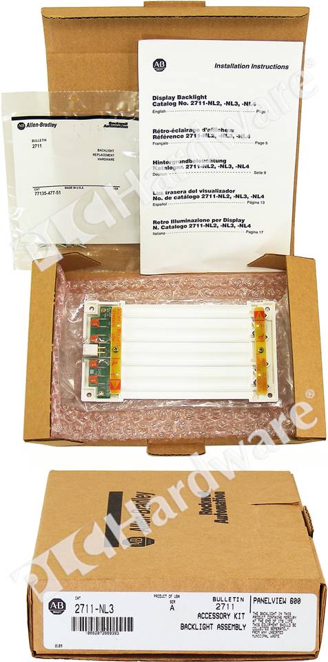 PLC Hardware - Allen Bradley 2711-NL3 Series A, Surplus Open Pre-owned