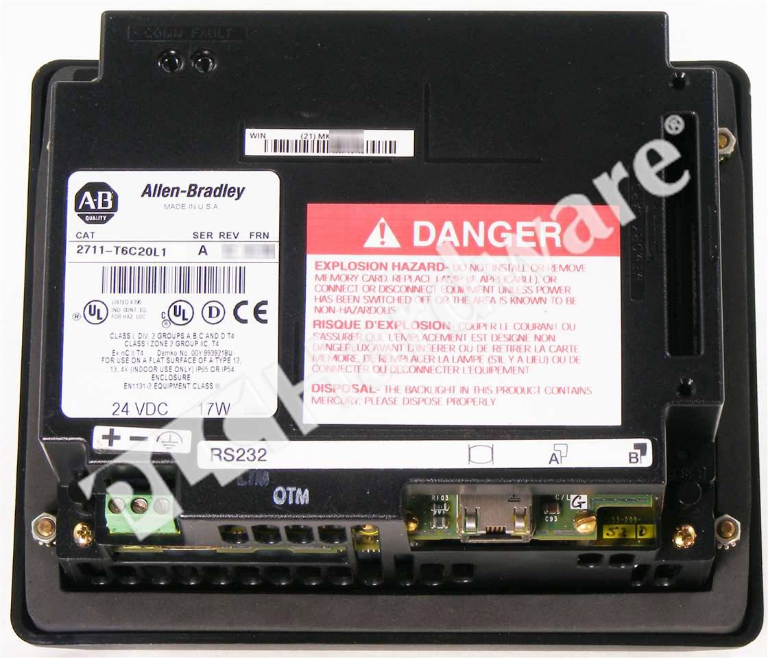 Pannello Touch Screen Con Overlay Per Allen Bradley 2711-T6C20L1 E 2711-T6C12L1 - Foto 3
