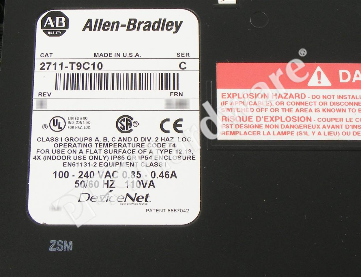 2711-T9C10/C 8