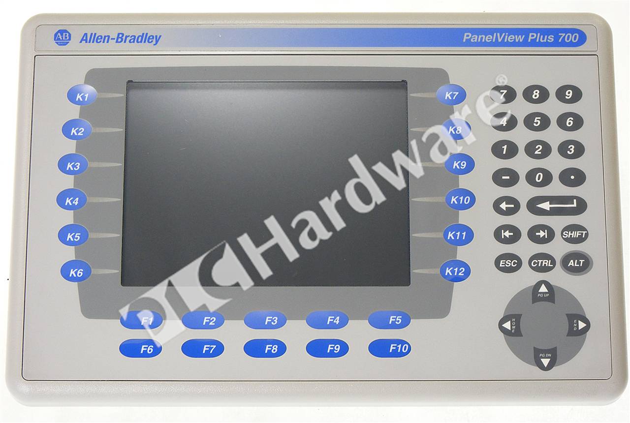 PLC Hardware: Allen Bradley 2711P-B7C4D1 PanelView Plus 700 Keypad