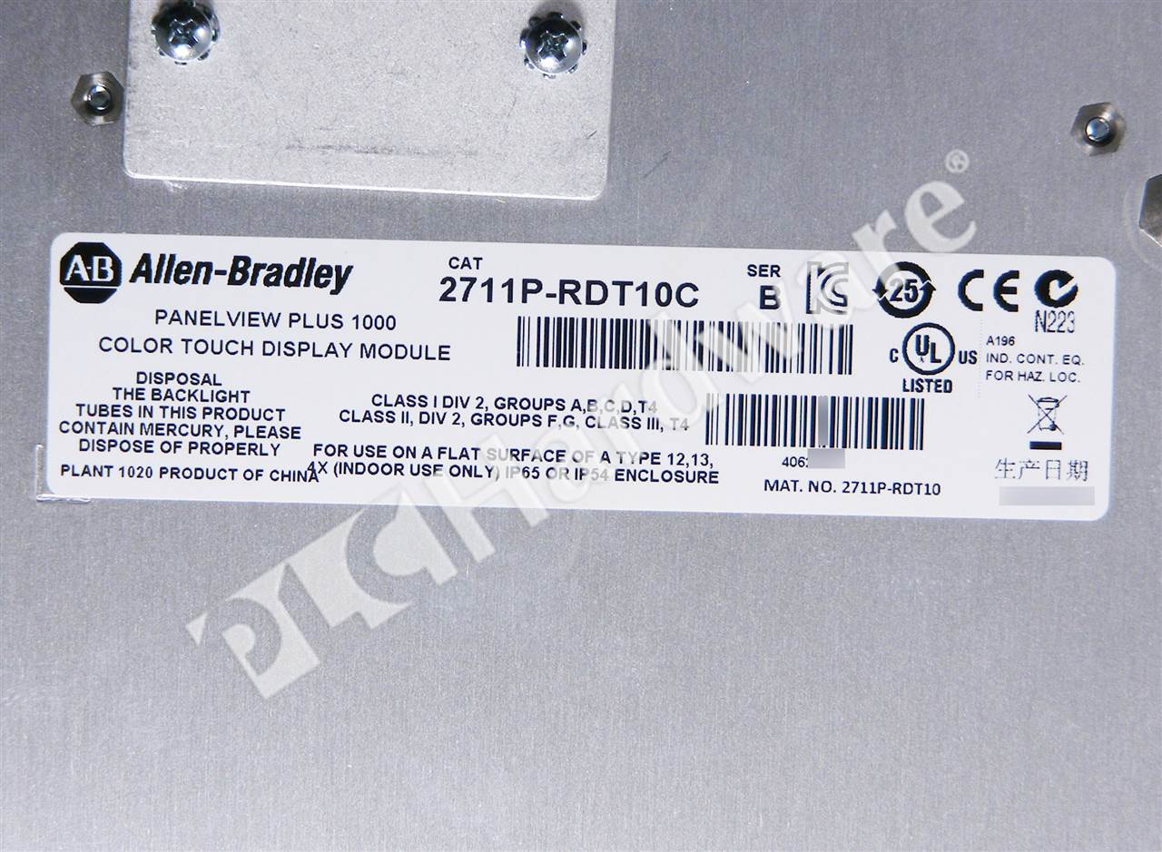 PLC Hardware - Allen Bradley 2711P-RDT10C Series B, Surplus PLCH Pre-owned