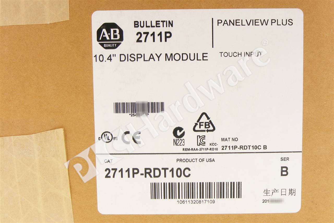 PLC Hardware - Allen Bradley 2711P-RDT10C Series B, Surplus Sealed Pre ...