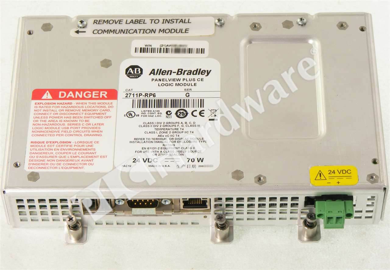 PLC Hardware - Allen Bradley 2711P-RP6 Series G, Used PLCH Packaging