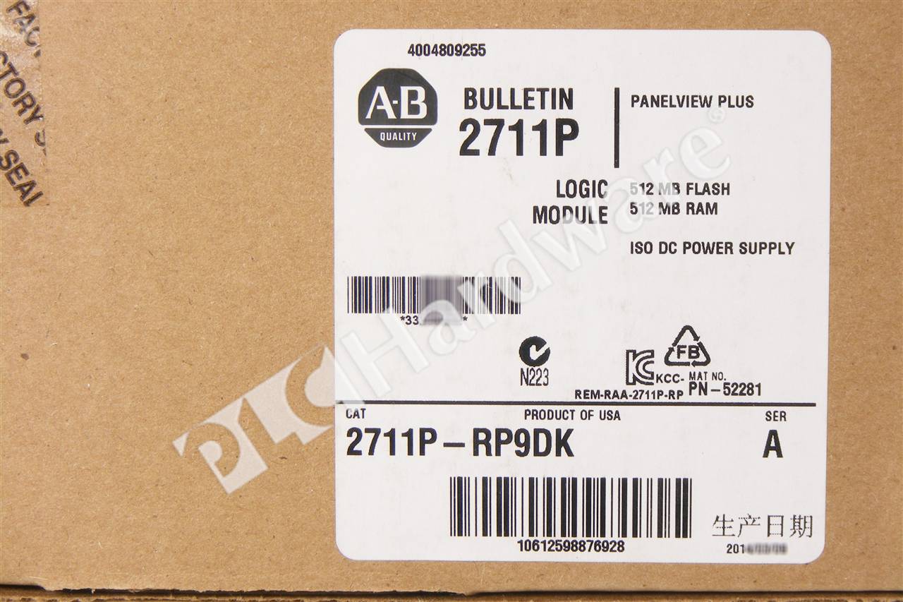 PLC Hardware - Allen Bradley 2711P-RP9D Series A, Surplus Open Pre-owned