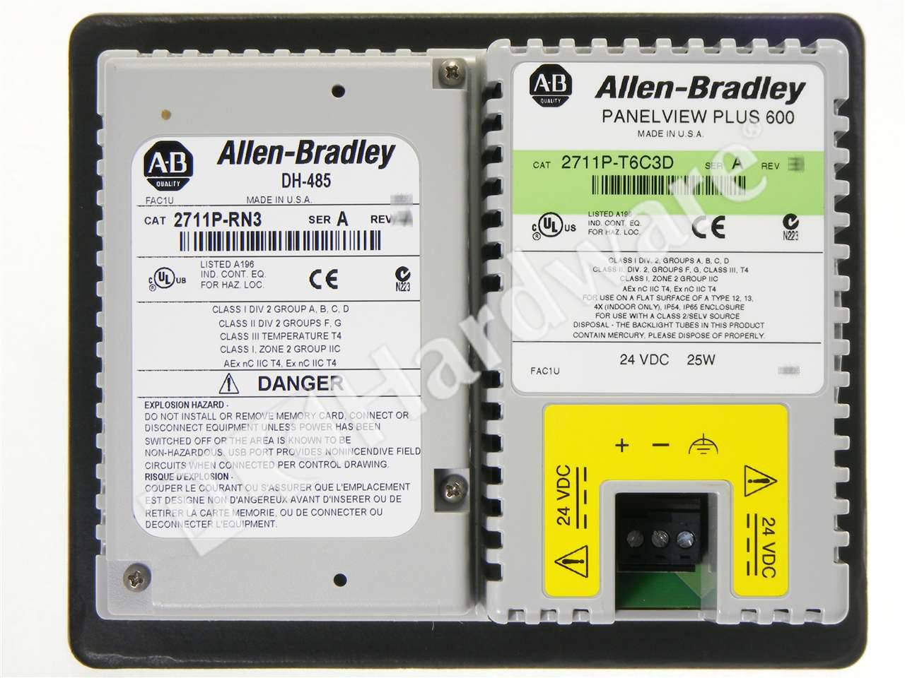 PLC Hardware - Allen Bradley 2711P-T6C3D Series A, Used in PLCH Packaging