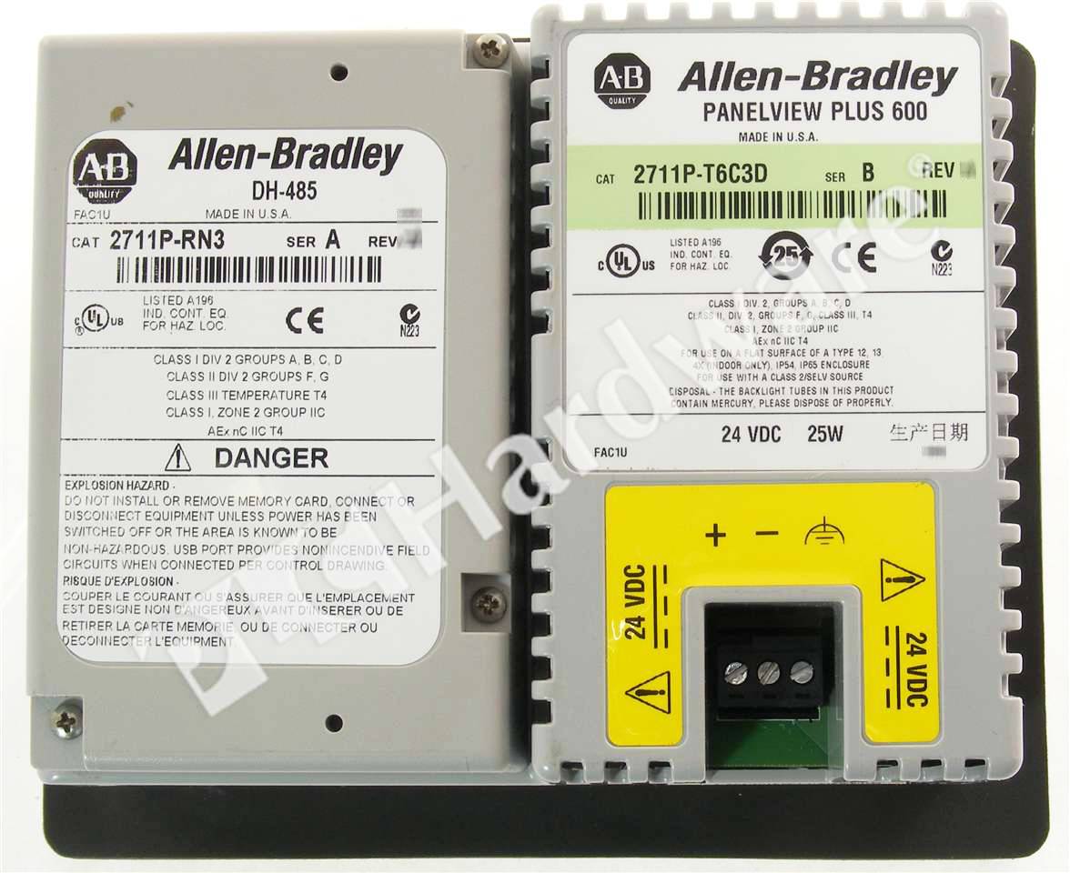 PLC Hardware - Allen Bradley 2711P-T6C3D Series B, Used PLCH Packaging
