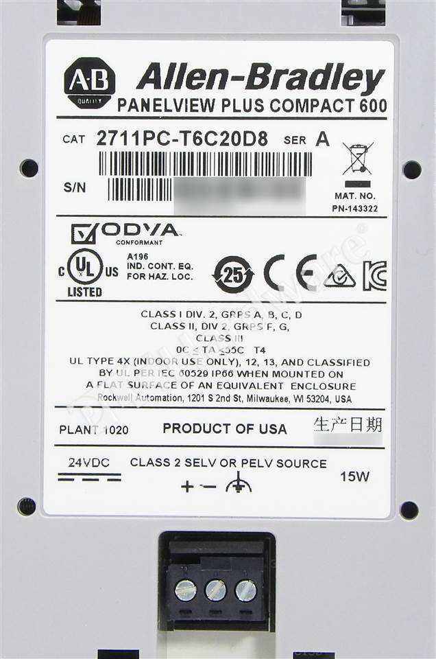 2711PC-T6C20D8/A 8
