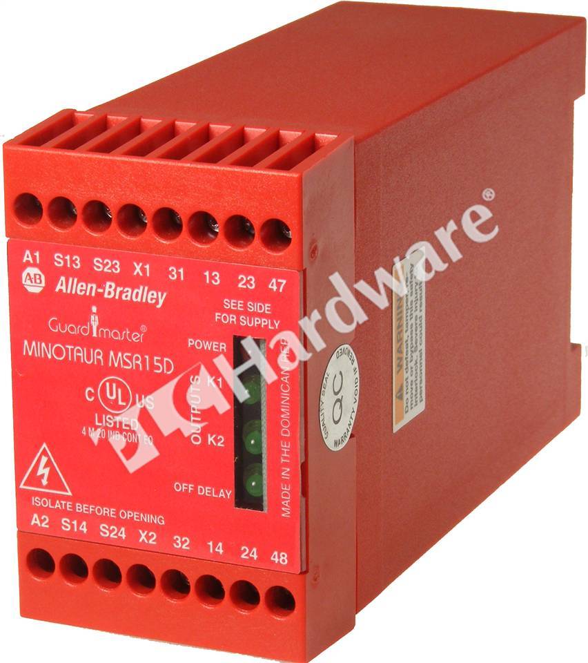 Guard Master Minotaur MSR 15D Safety Relay Unit With Off Delay 