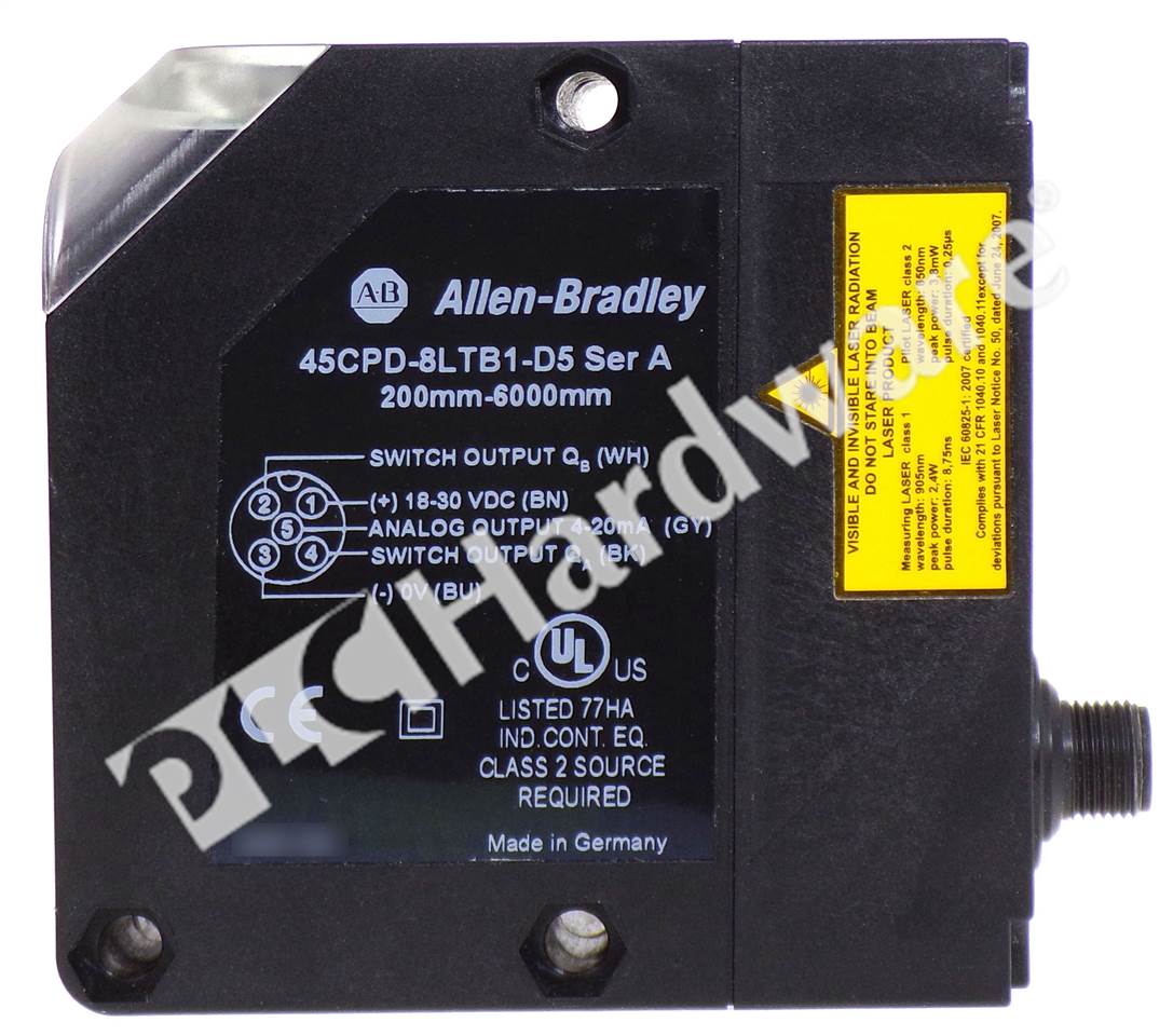 PLC Hardware - Allen Bradley 45CPD-8LTB1-D5 Series A, Surplus Open Pre ...