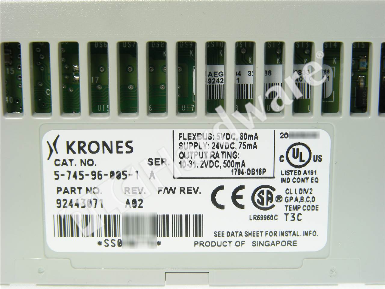 KRONES 5-745-96-005-1 SER A OUTPUT MODULE