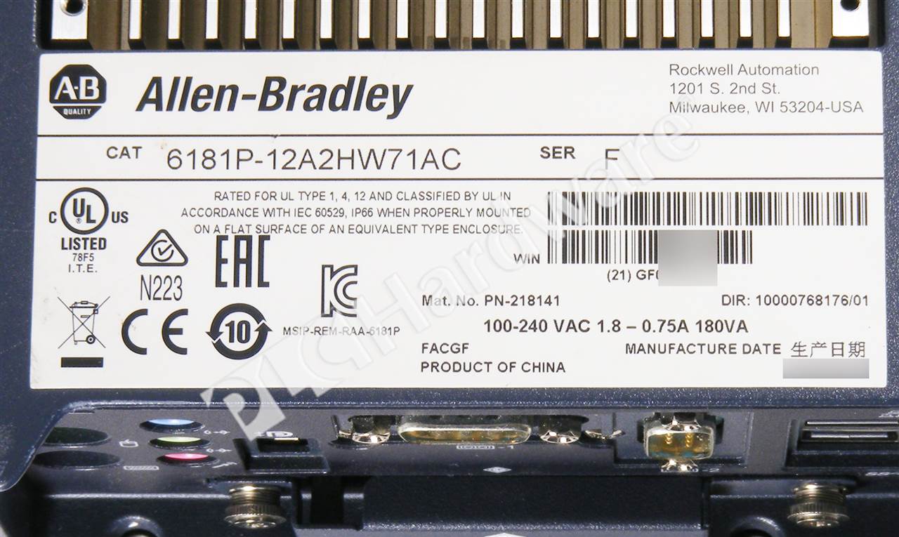 6181P-12A2HW71AC/F 8