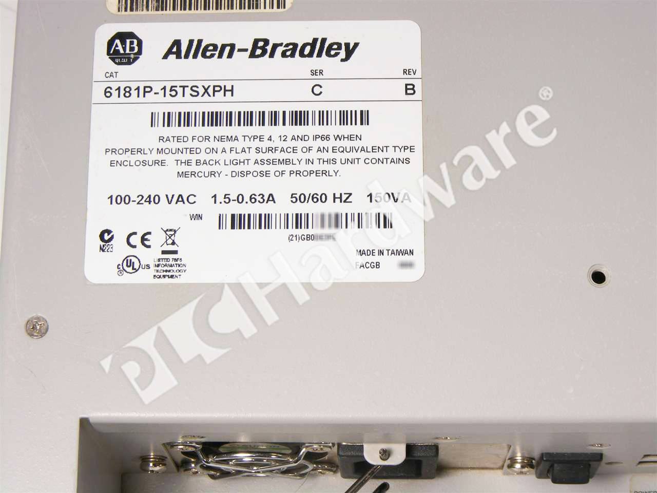 6181P-15TSXPH/C 8