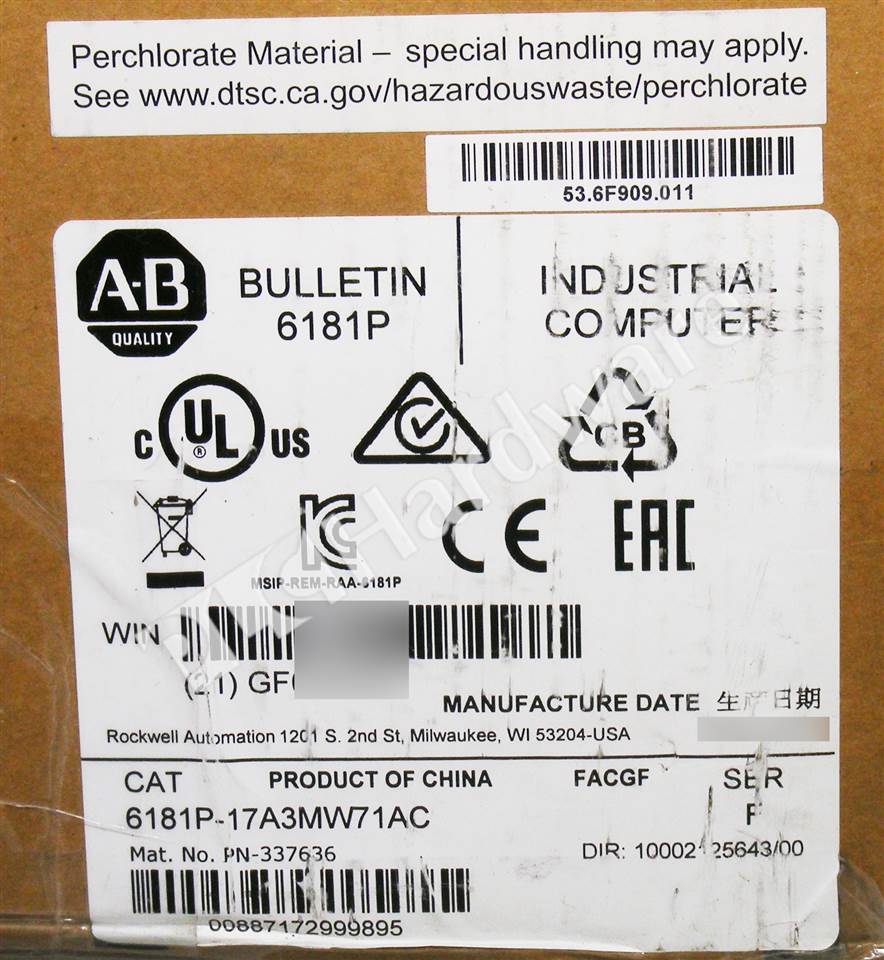 6181P-17A3MW71AC/F 8