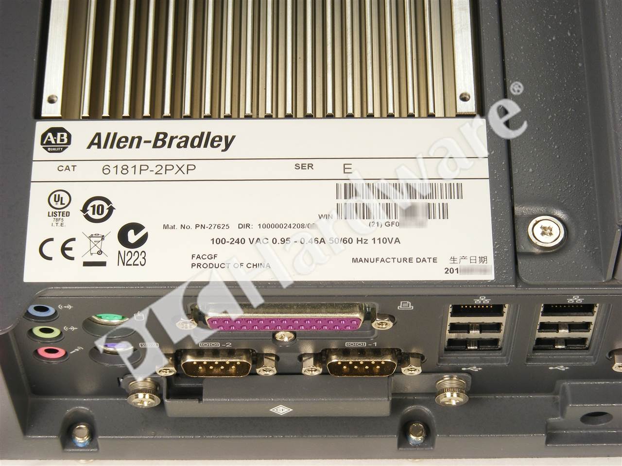 PLC Hardware - Allen Bradley 6181P-2PXP Series E, Used PLCH Packaging