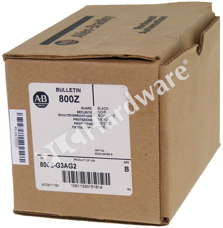 PLC Hardware - Allen Bradley 800Z-G3AG2 Series B, Surplus Open Pre-owned