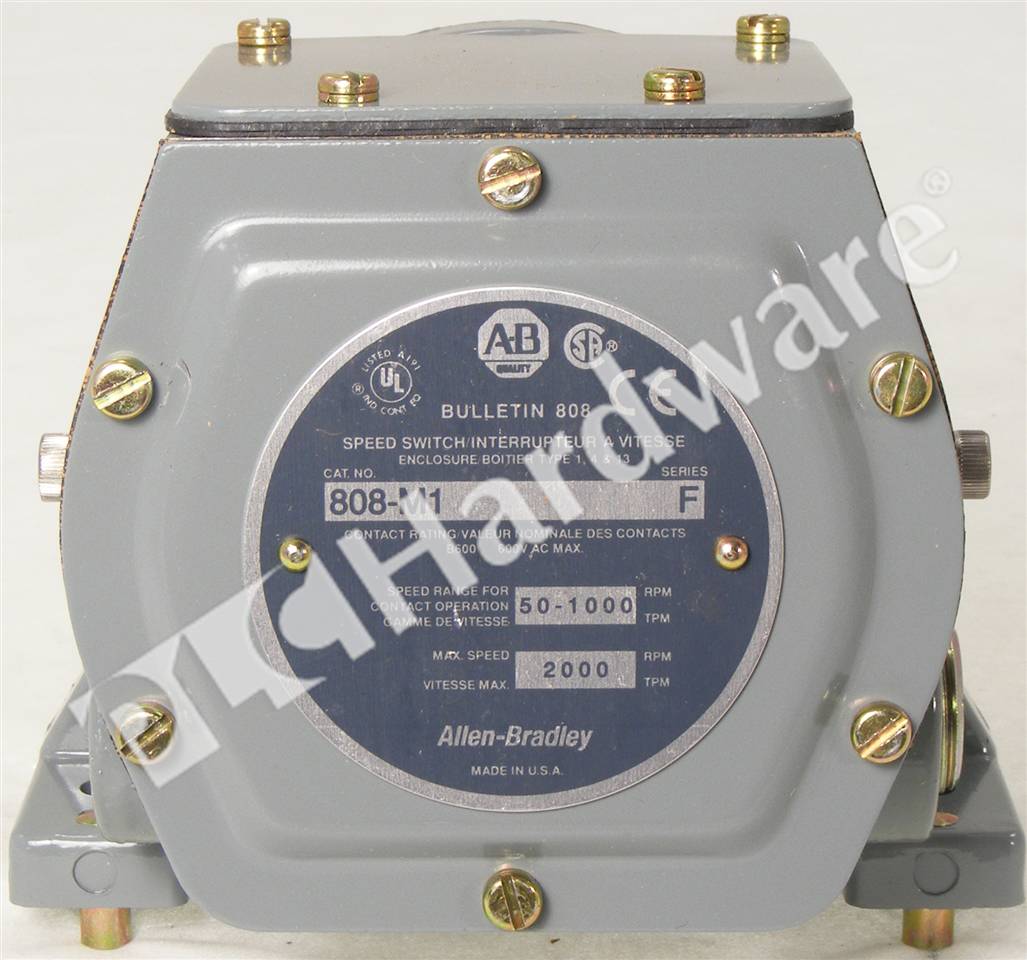 PLC Hardware - Allen Bradley 808-M1, Used PLCH Packaging