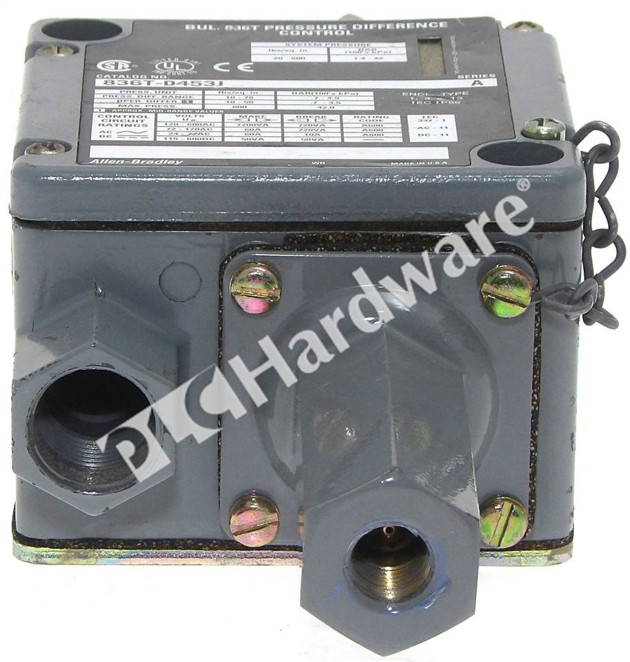 PLC Hardware - Allen Bradley 836T-D453J Series A, Used PLCH Packaging