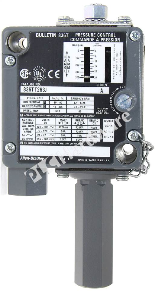 PLC Hardware - Allen Bradley 836T-T263J Series A, Surplus Open Pre-owned
