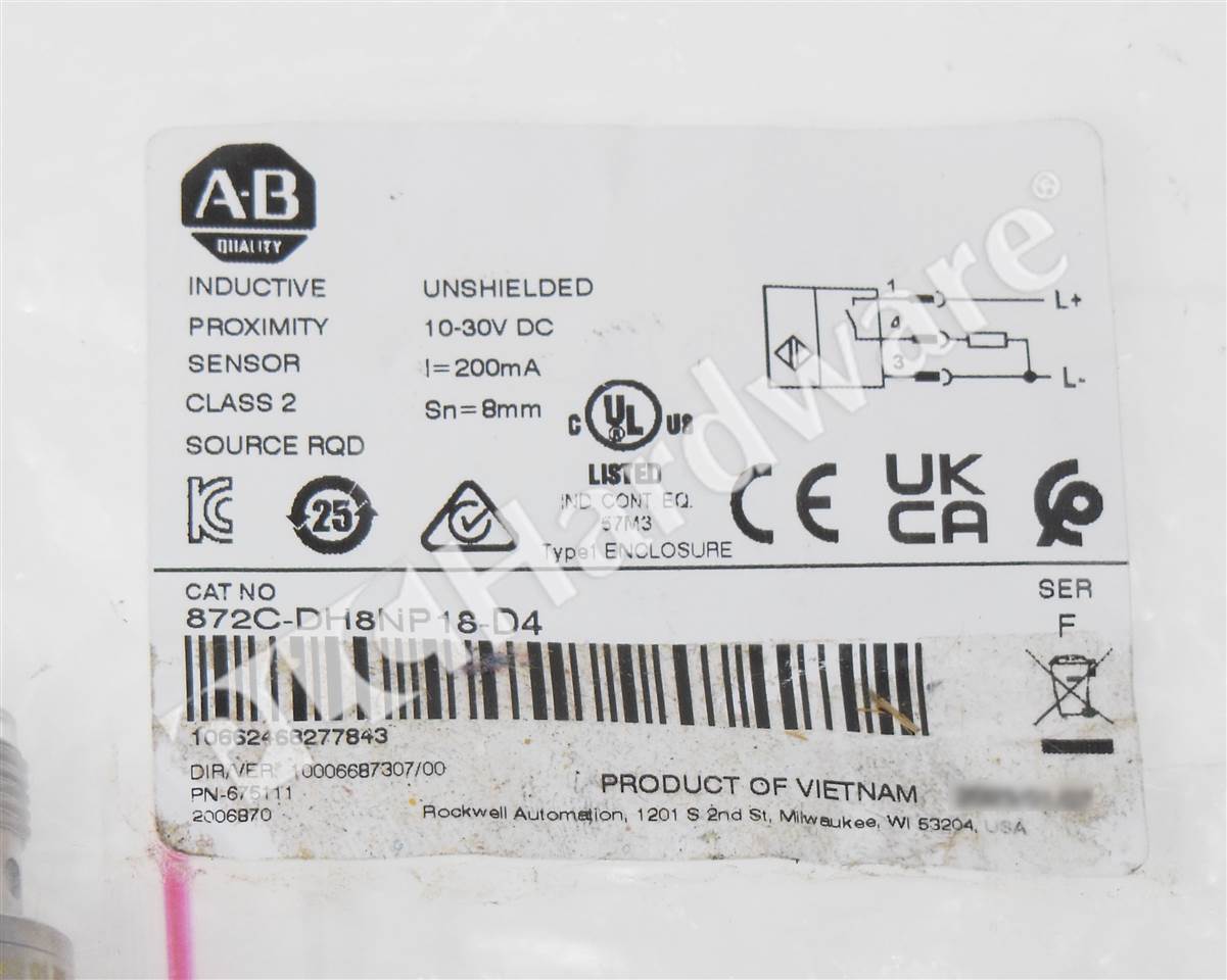 872C-DH8NP18-D4/F 4