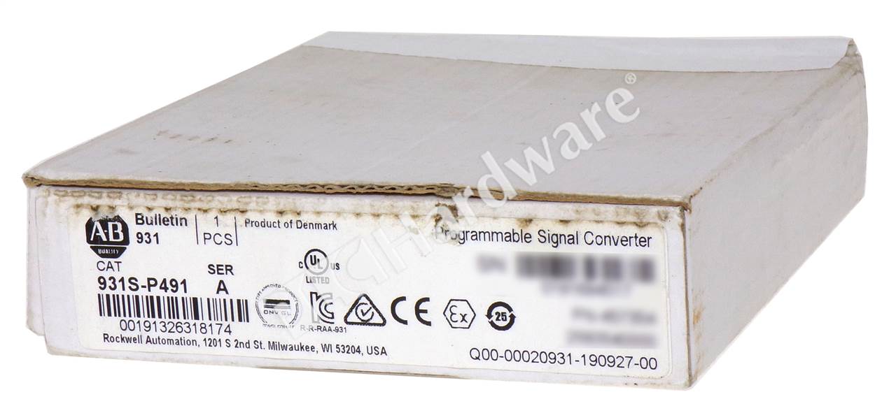 PLC Hardware - Allen Bradley 931S-P491 Series A, Surplus Open Pre-owned