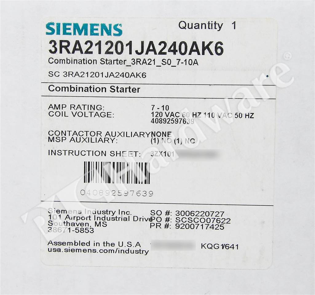3RA2120-1JA24-0AK6 8