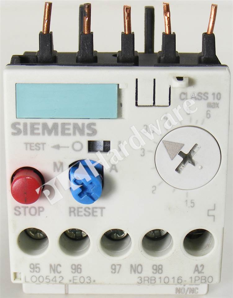 Rel&egrave; Di Protezione Sovraccarico Siemens 3RB1016-1PB0 - 1.5-6A - Nuovo (Scatola Aperta)