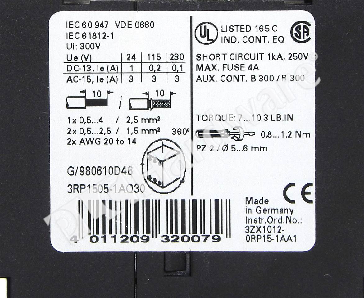 3RP1505-1AQ30 5