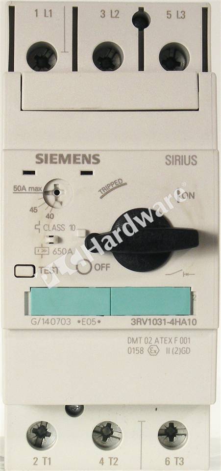 Siemens Sirius 3rv1031-4ga10 3rv1 031-4ga10 E 05 Disjoncteur-UNUSED 