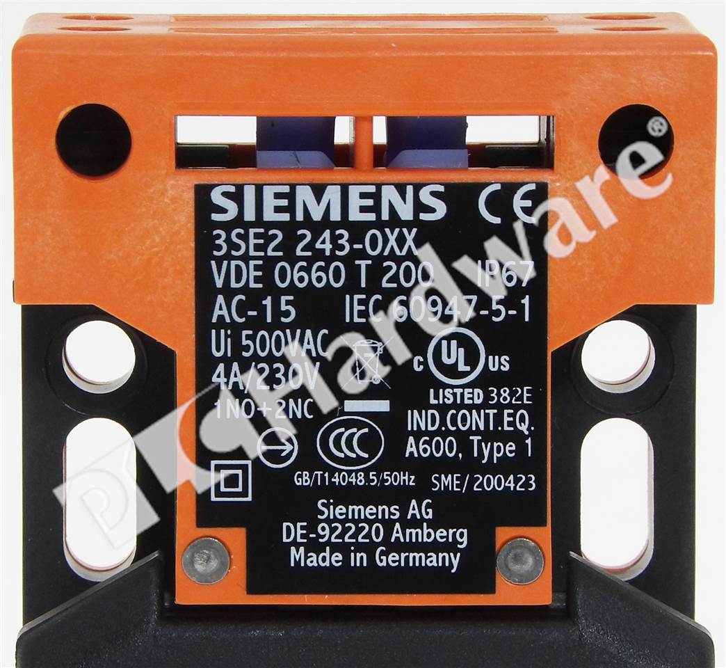 3SE2243-0XX40 SIEMENS finecorsa di sicurezza con azionator 3SE2243-0XX40 SIEMENS finecorsa di sicurezza con azionator