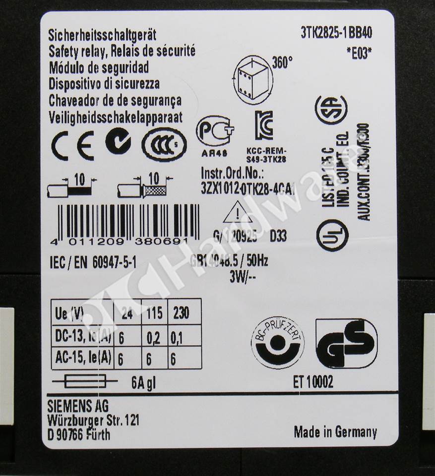3TK2825-1BB40 7