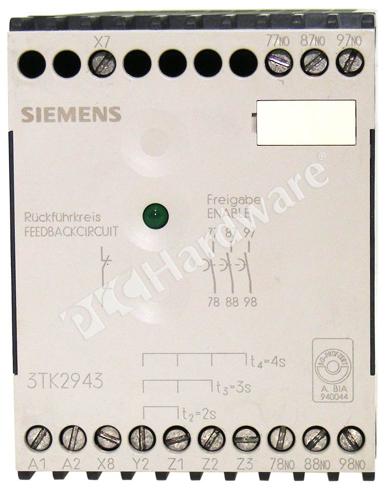 Siemens 3TK29 43-0BB4  3TK2943-0BB4 E sealed 01 Verzögerungsbaustein 24V 