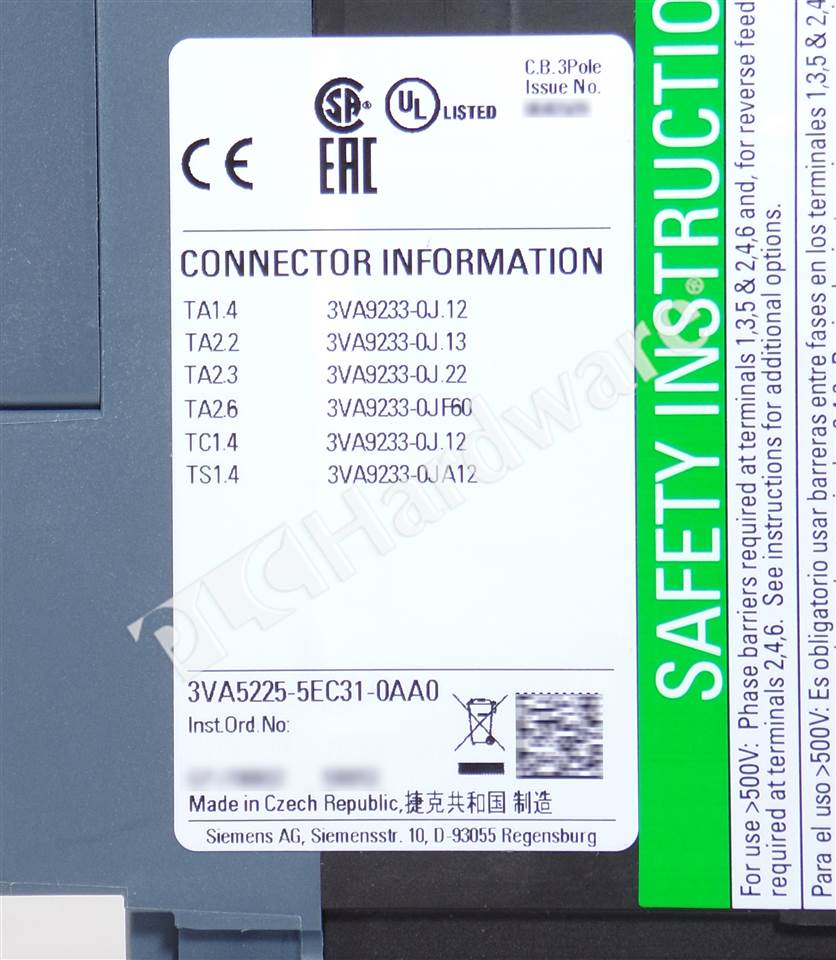 3VA5225-5EC31-0AA0 6