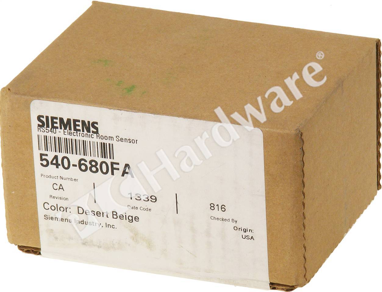 Desert Beige Color NEW Siemens 540-680FA Electronic Room Sensor