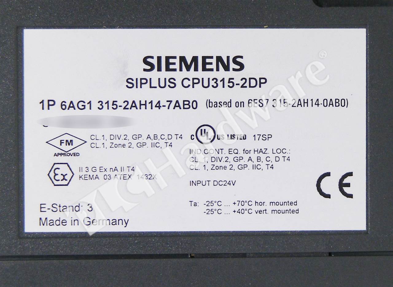 6AG1315-2AH14-7AB0 7