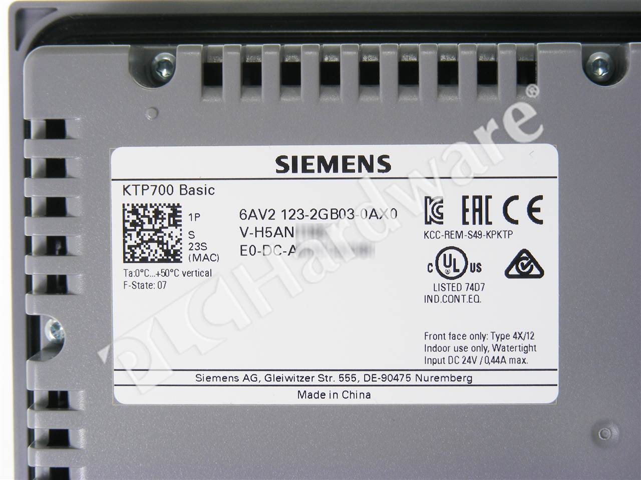 1P Used Siemens  6AV2 123-2GB03-0AX0 Fast Delivery #4 