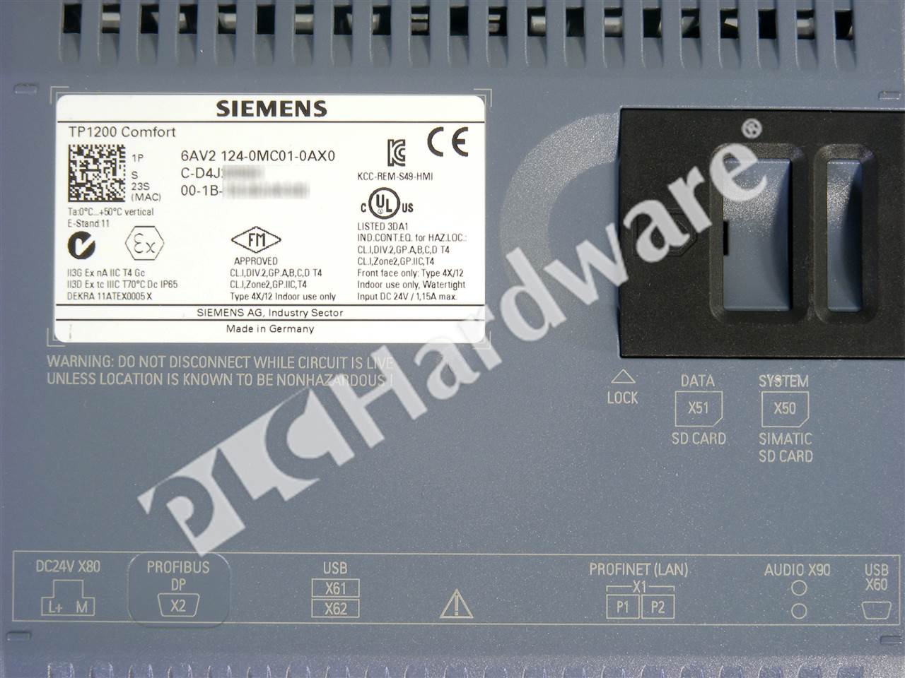 SIEMENS SIMATIC HMI TP1200 Comfort 6AV2124-0MC01-0AX0 EUR 1.368,50