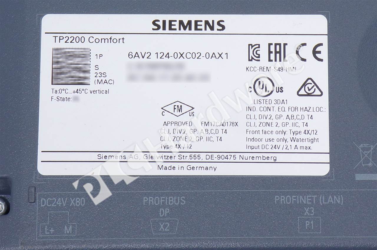 6AV2124-0XC02-0AX1 8