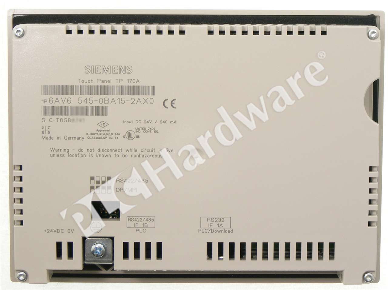 PLC Hardware - Siemens 6AV6545-0BA15-2AX0, New Surplus Open