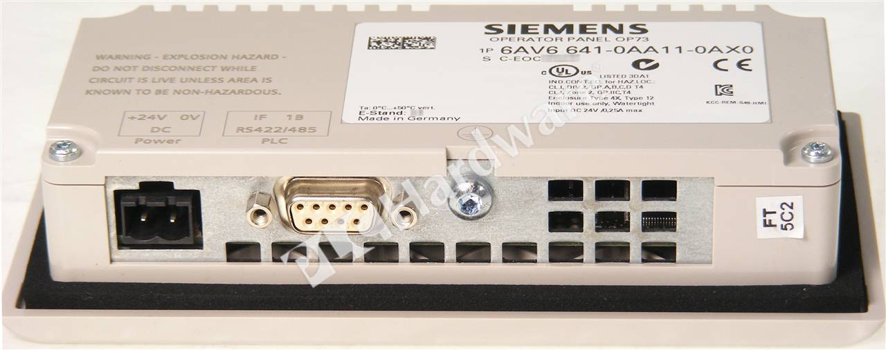 PLC Hardware: Siemens 6AV6641-0AA11-0AX0 SIMATIC OP 73 3
