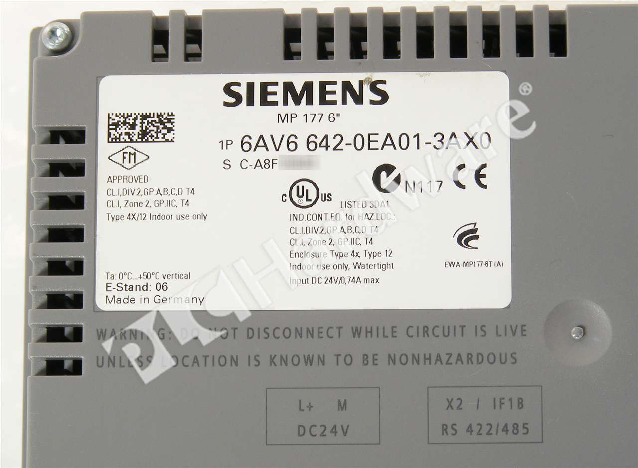6AV6642-0EA01-3AX0 8