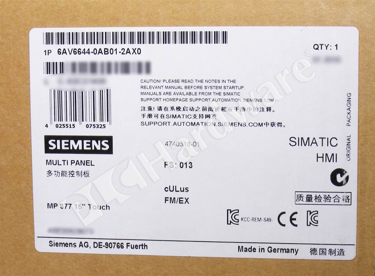 6AV6644-0AB01-2AX0 8