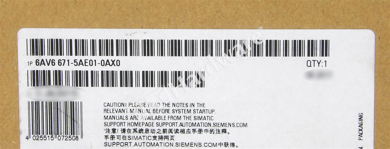 6AV6671-5AE01-0AX0 8