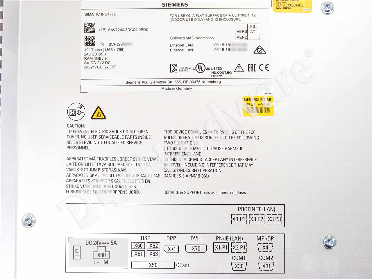 6AV7240-3DC04-0PD0 7