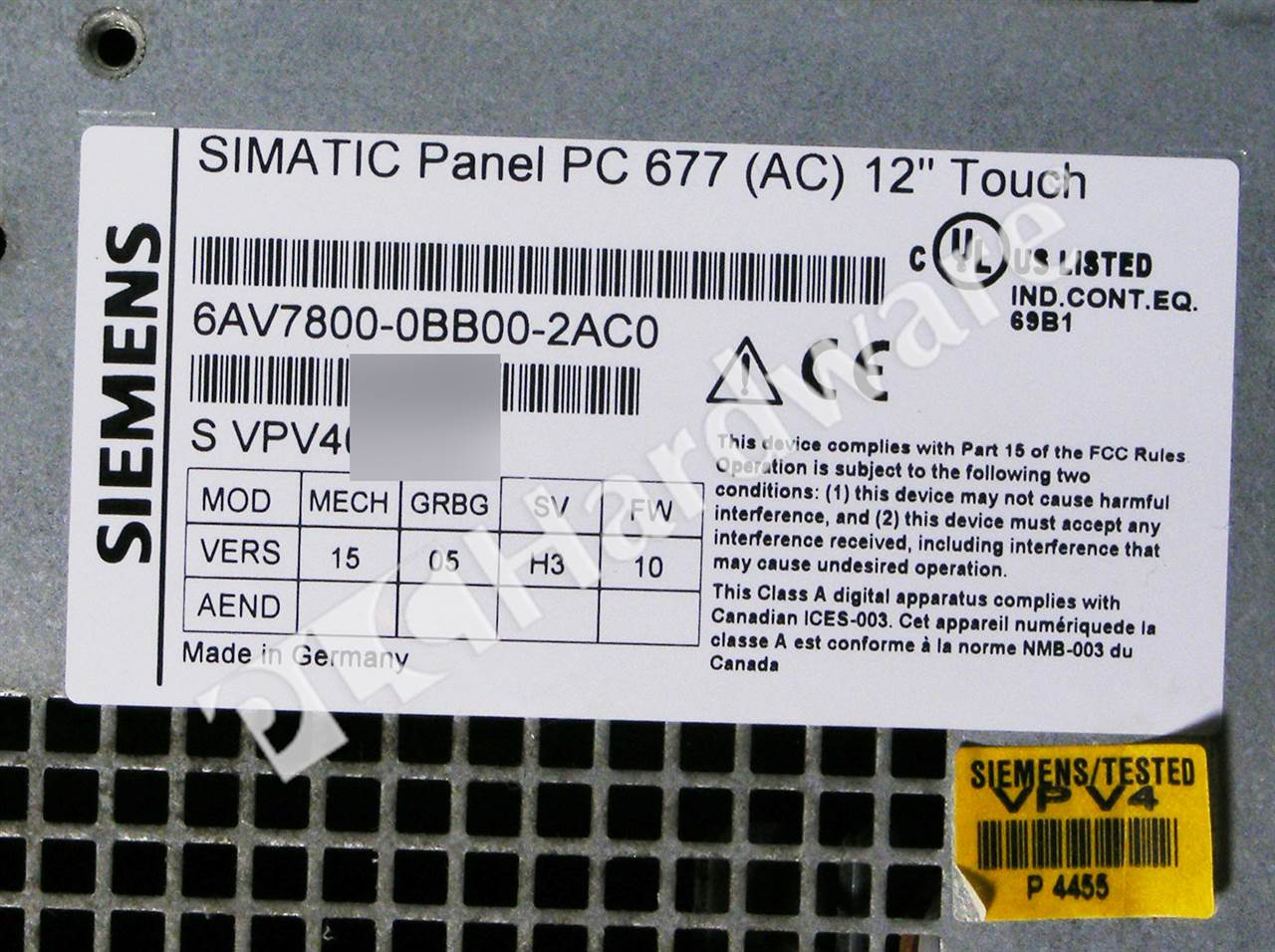 6AV7800-0BB00-2AC0 7